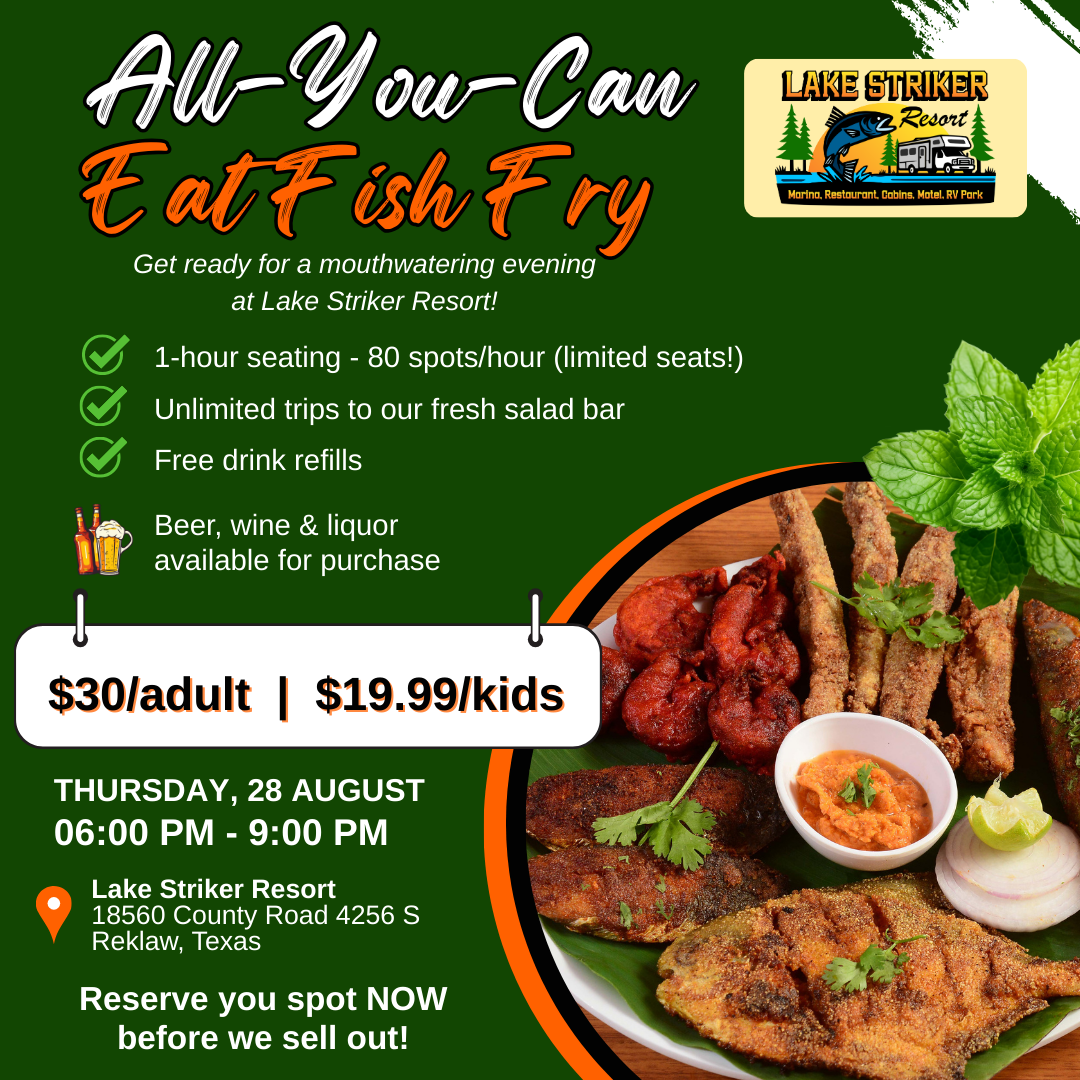 All-You-Can-Eat Fish Fry – Thursday, August 28th