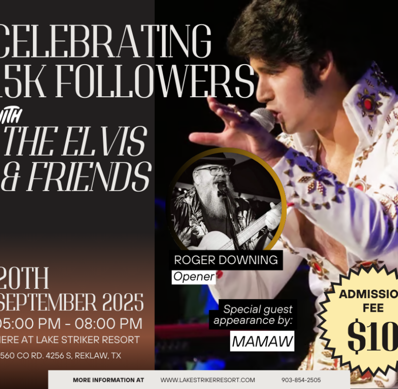 15K Followers Celebration at Lake Striker Resort | Live Music Event