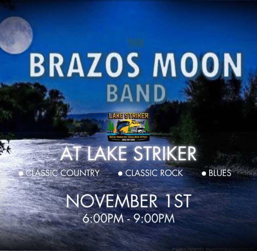 Brazos Moon at Lake Striker