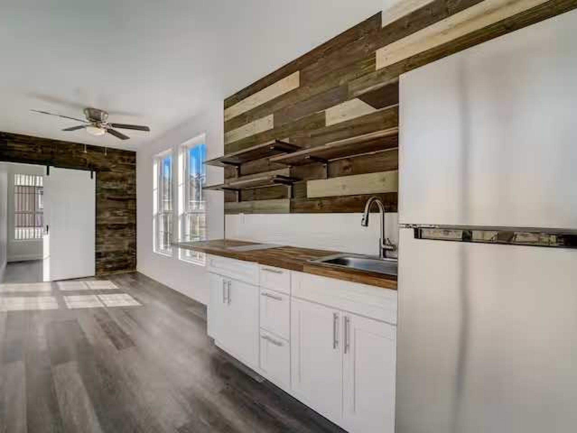 The Lucy Container Home at Lake Striker Resort